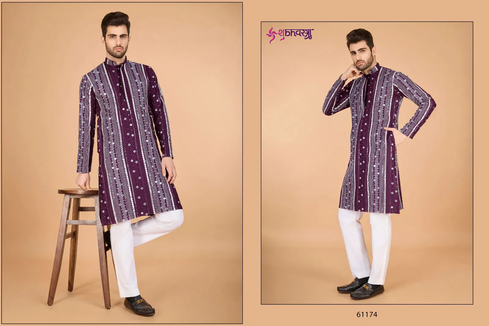  Modern Ethnics 3 Viscose by Shubhvastra  Rayon Mens Kurta Collection